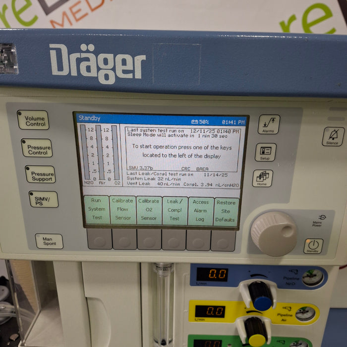 Draeger Medical Fabius MRI Anesthesia Machine