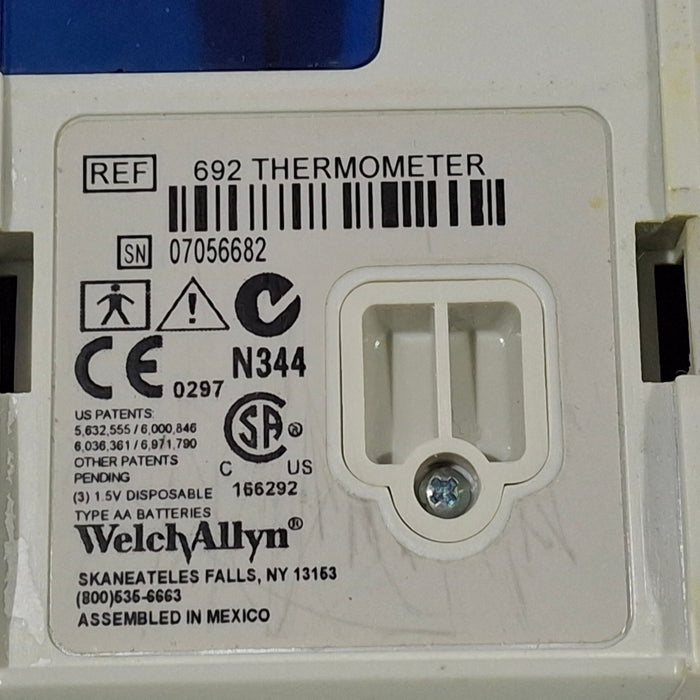 Welch Allyn SureTemp Plus 692 Thermometer