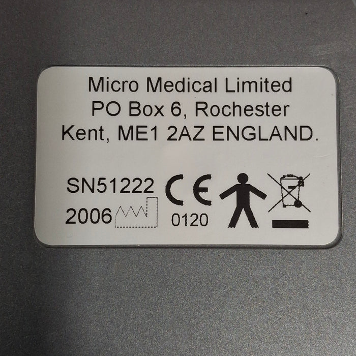 Viasys Healthcare MicroLab ML3500 Spirometer