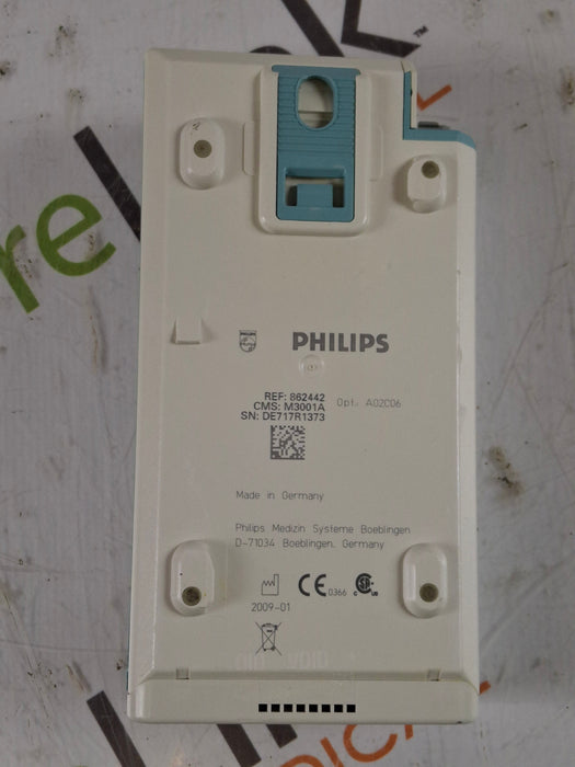 Philips M3001A-A02C06 OxiMax SpO2, NIBP, ECG, Temp, IBP MMS Module