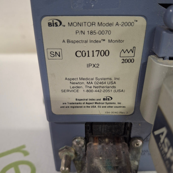 Aspect Medical Systems A-2000 Bispectral Index Monitor