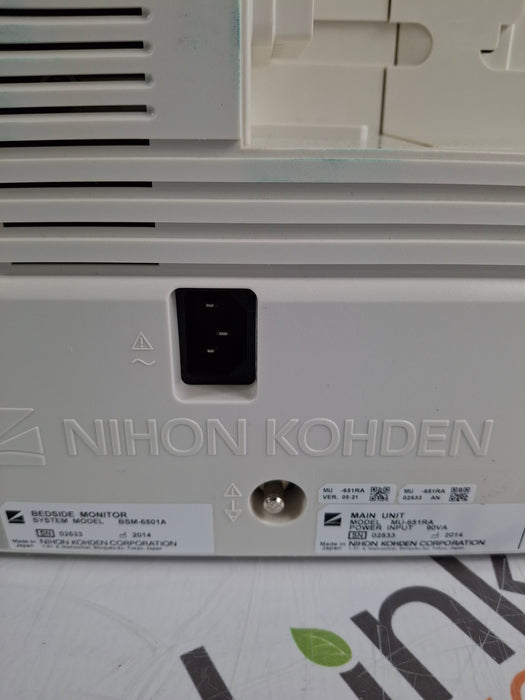 Nihon Kohden BSM-6501A Patient Monitor