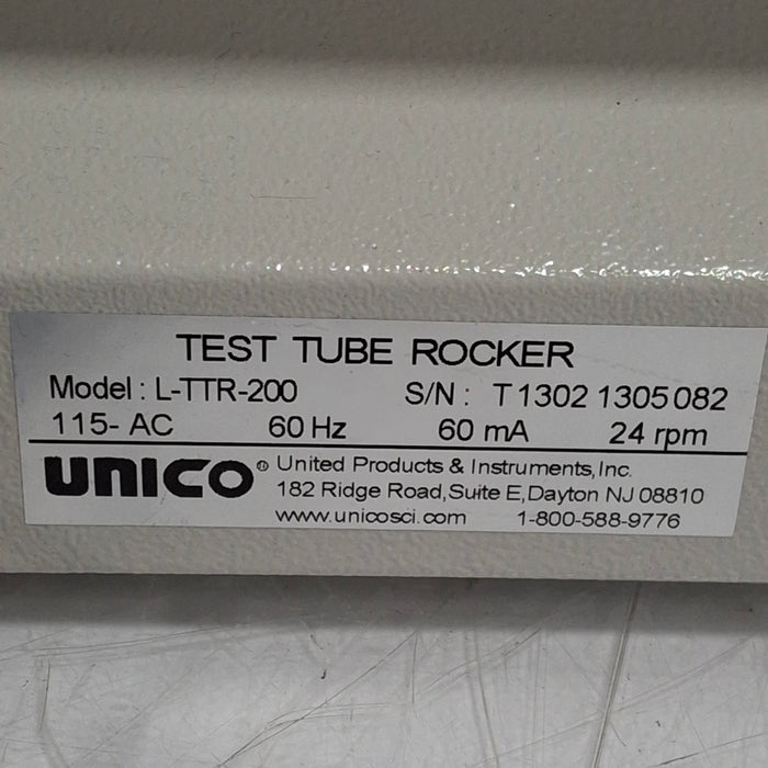 Unico L-TTR-200 Test Tube Rocker