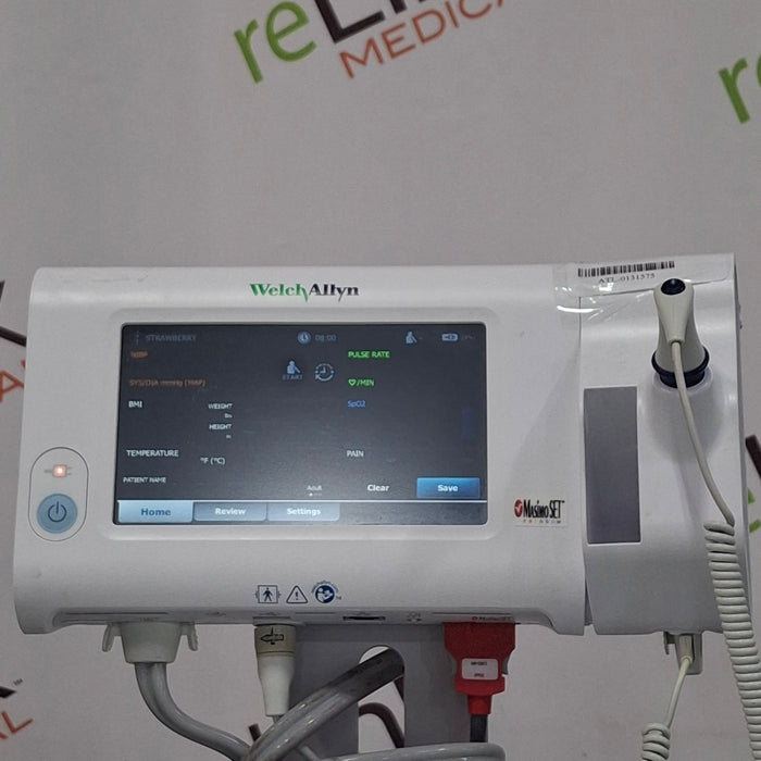 Welch Allyn Connex Spot Bluetooth - Masimo SpO2, SureTemp Monitor
