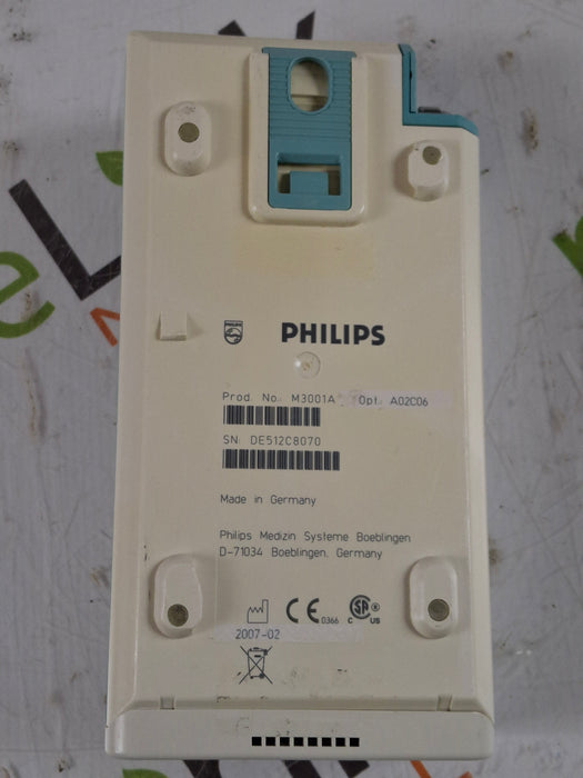 Philips M3001A-A02C06 OxiMax SpO2, NIBP, ECG, Temp, IBP MMS Module