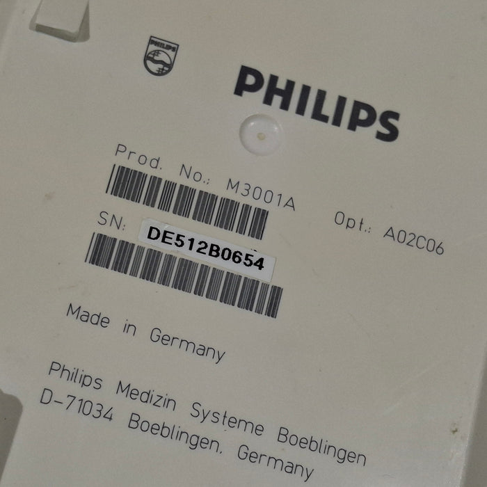Philips M3001A-A02C06 OxiMax SpO2, NIBP, ECG, Temp, IBP MMS Module