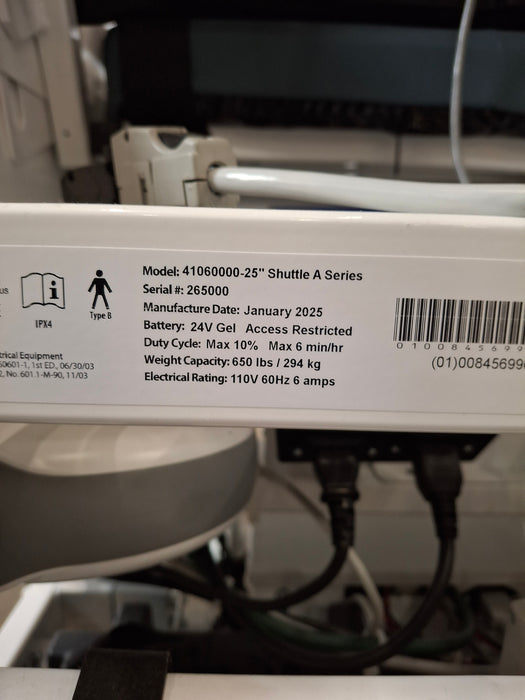 SizeWise 41060000-25" Shuttle A Series Stretcher Chair