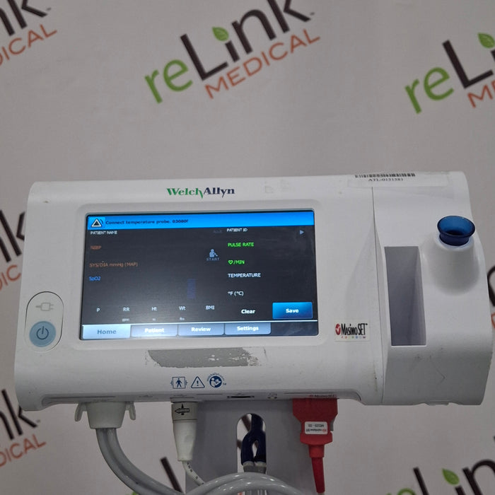 Welch Allyn Connex Spot Bluetooth - Masimo SpO2, SureTemp Monitor