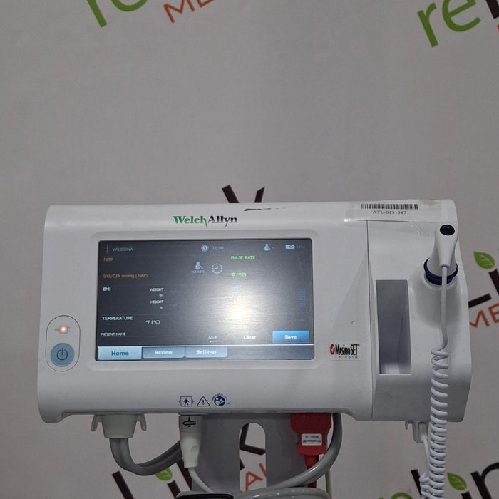 Welch Allyn Connex Spot Bluetooth - Masimo SpO2, SureTemp Monitor