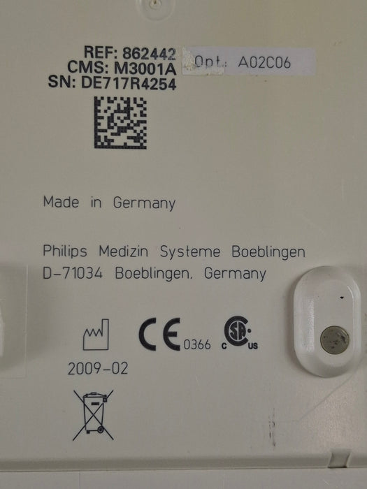 Philips M3001A-A02C06 OxiMax SpO2, NIBP, ECG, Temp, IBP MMS Module