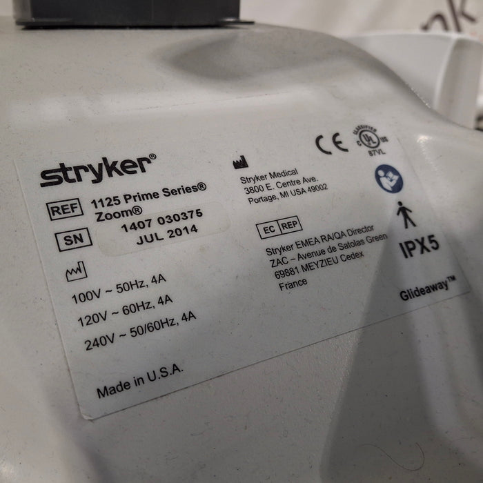 Stryker 1125 ZOOM Prime Series Stretcher
