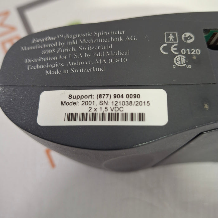 NDD Medical Technologies Inc EasyOne Plus 2001 Diagnostic Spirometry System