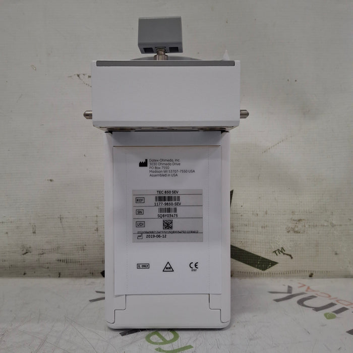 Datex-Ohmeda Tec 850 Sevoflurane Vaporizer