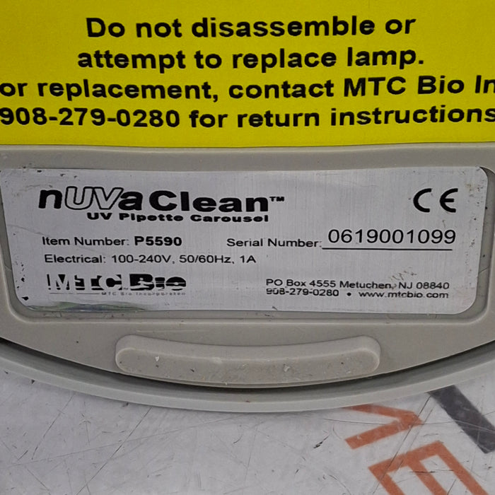 MTC Bio nUVaClean UV Pipette Carousel