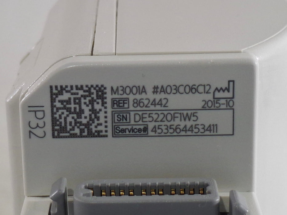 Philips M3001A-A03C06C12 Masimo SpO2, NIBP, 12 lead ECG, Temp, IBP MMS Module