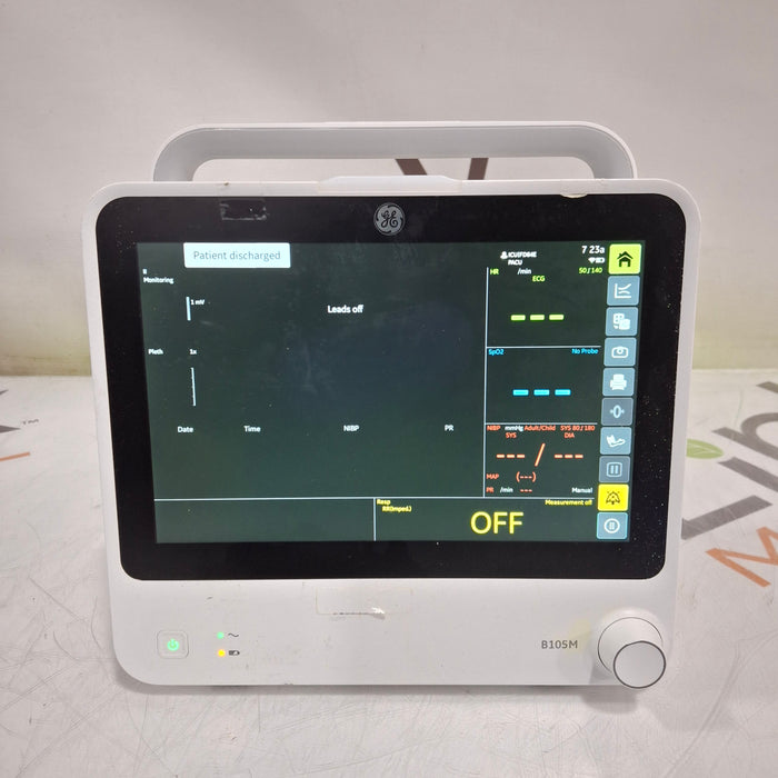 GE Healthcare B105M Patient Monitor