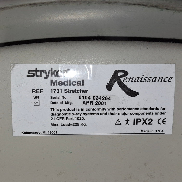 Stryker 1731 Stretcher