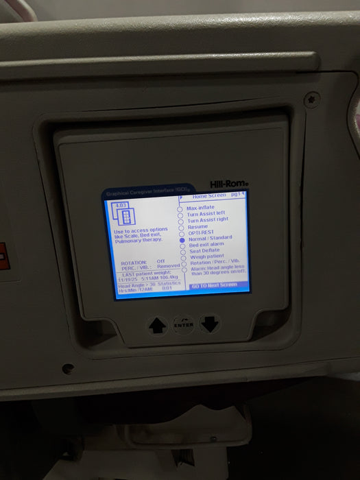 Hill-Rom TotalCare P1900 w/ SpO2RT Upgrade Kit ICU Bed