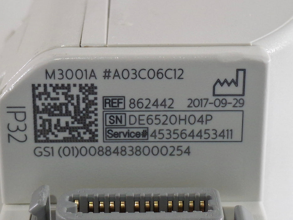 Philips M3001A-A03C06C12 Masimo SpO2, NIBP, 12 lead ECG, Temp, IBP MMS Module