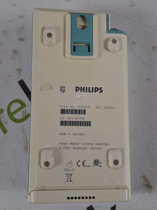 Philips M3001A-A02C06 OxiMax SpO2, NIBP, ECG, Temp, IBP MMS Module