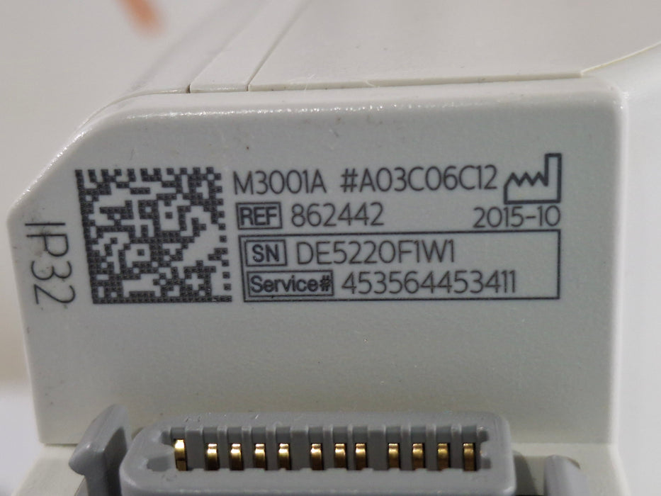 Philips M3001A-A03C06C12 Masimo SpO2, NIBP, 12 lead ECG, Temp, IBP MMS Module
