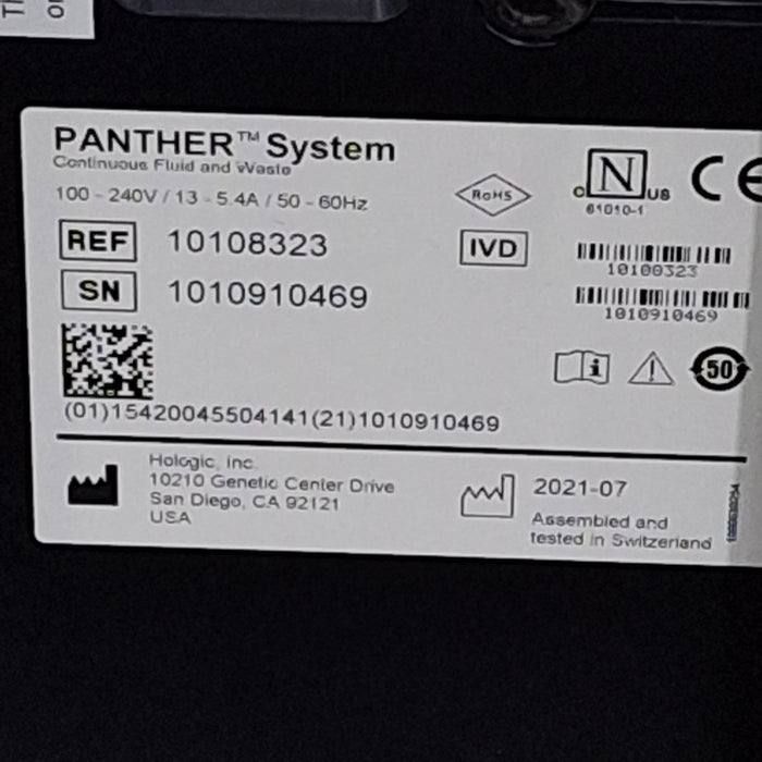Hologic, Inc. Panther Molecular Diagnostics System