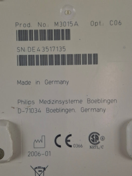 Philips M3015A-C06 CO2, Temp, IBP Extension Module