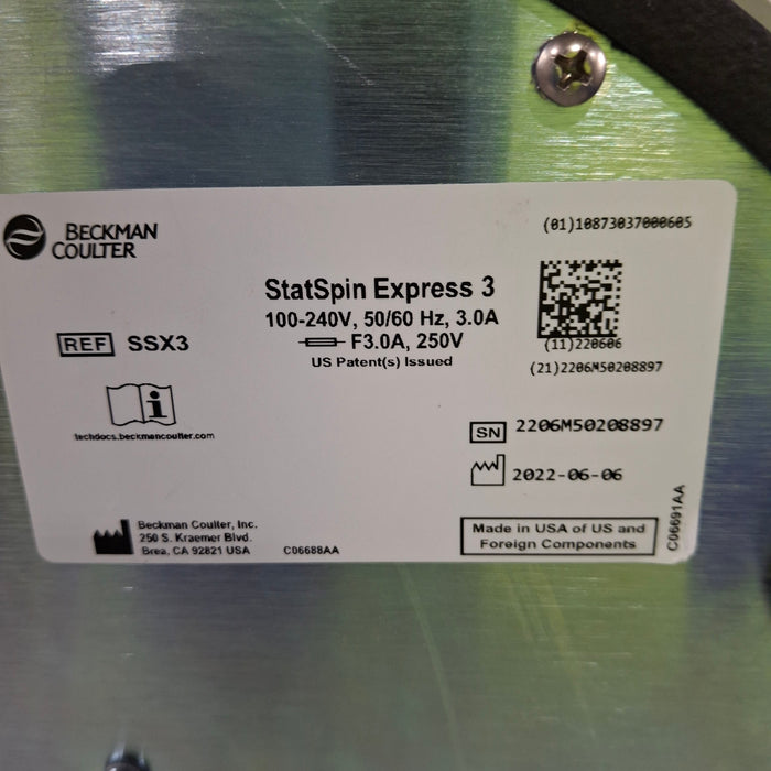 IRIS Medical StatSpin Express 3 Centrifuge