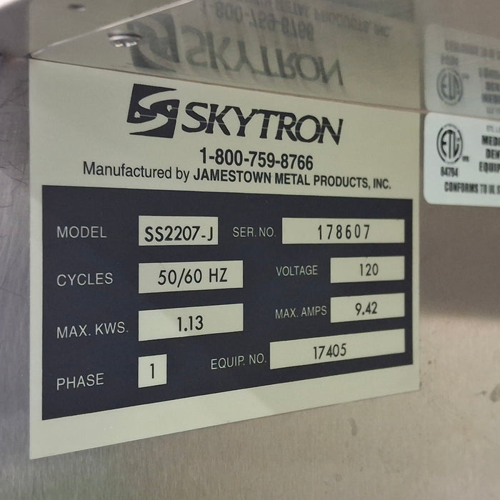 Skytron SS2207-J Warming Cabinet