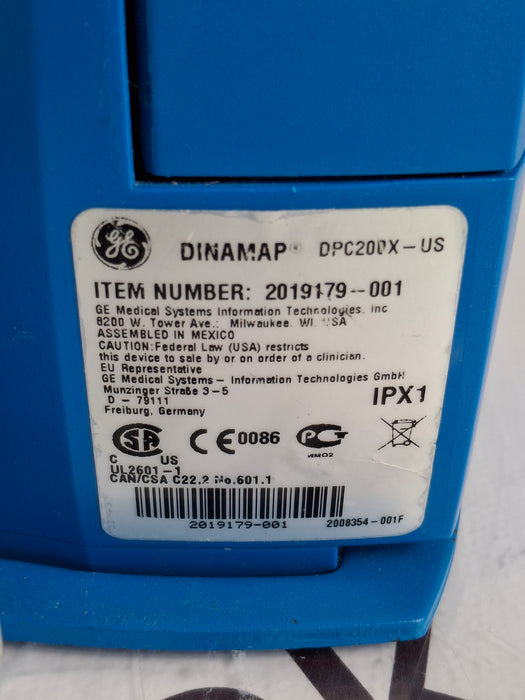 GE Healthcare Dinamap ProCare 200 Patient Monitor