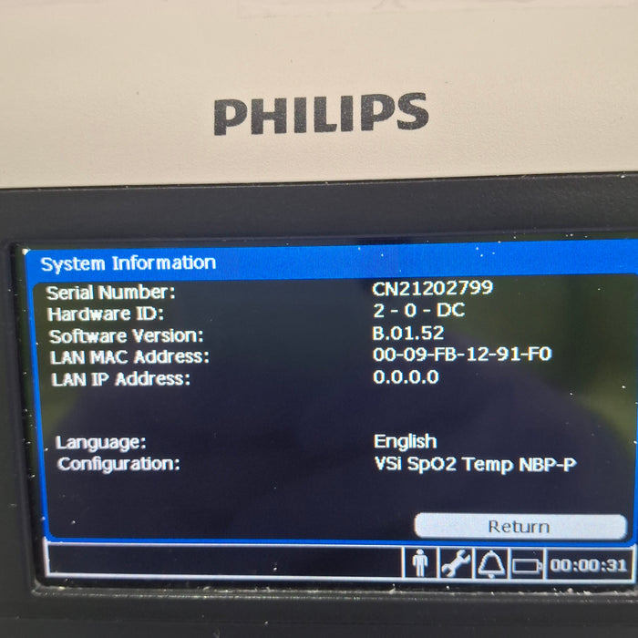 Philips SureSigns VSi Vital Signs Monitor