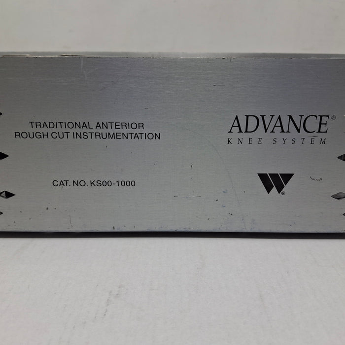 Wright Surgical KS00-1000 Advance Knee System Traditional Anterior Rough Cut Ins