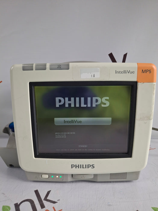 Philips Intellivue MP5 - ECG, Fast SpO2, NIBP Patient Monitor