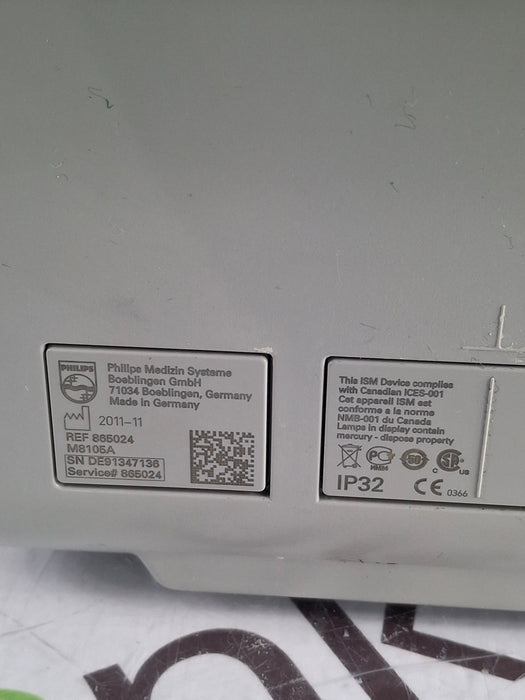 Philips Intellivue MP5 - ECG, Fast SpO2, NIBP Patient Monitor