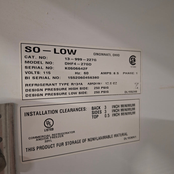 So-Low 13-999-227G Laboratory Refrigerator
