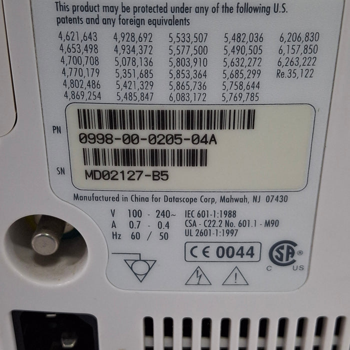 Mindray Datascope Duo Patient Monitor
