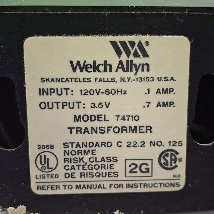 Welch Allyn 74710 Transformer Otoscope Ophthalmoscope