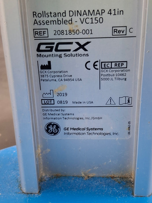 GCX Corporation VC150 Rollstand DINAMAP 41in Assembled