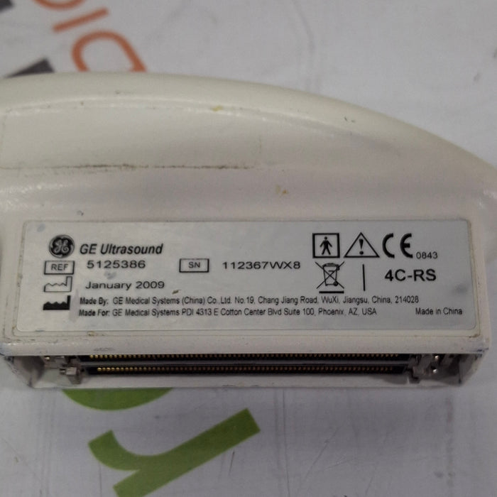 GE Healthcare 4C-RS Convex Array Transducer