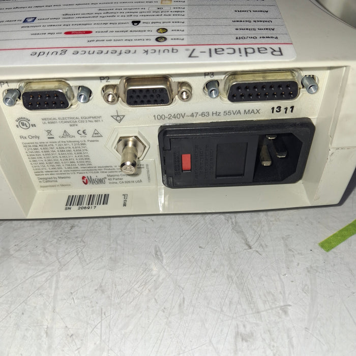 Masimo Radical 7 Pulse Oximeter w/ Base