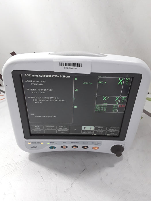 GE Healthcare Dash 4000 - GE/Nellcor SpO2 Patient Monitor