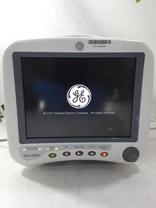 GE Healthcare Dash 4000 - Masimo SpO2 Patient Monitor
