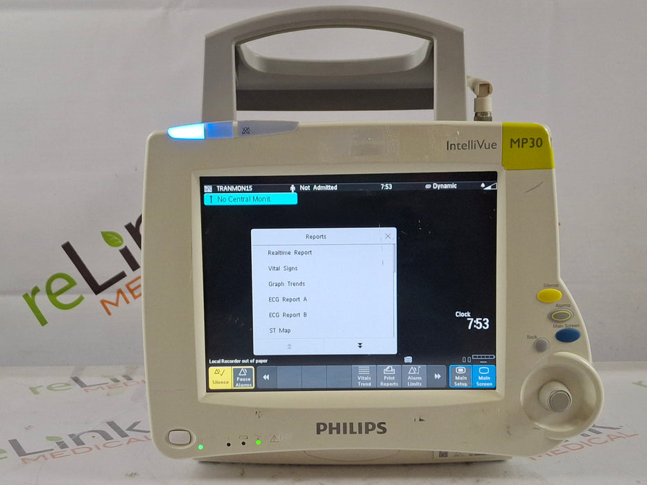 Philips IntelliVue MP30 Patient Monitor