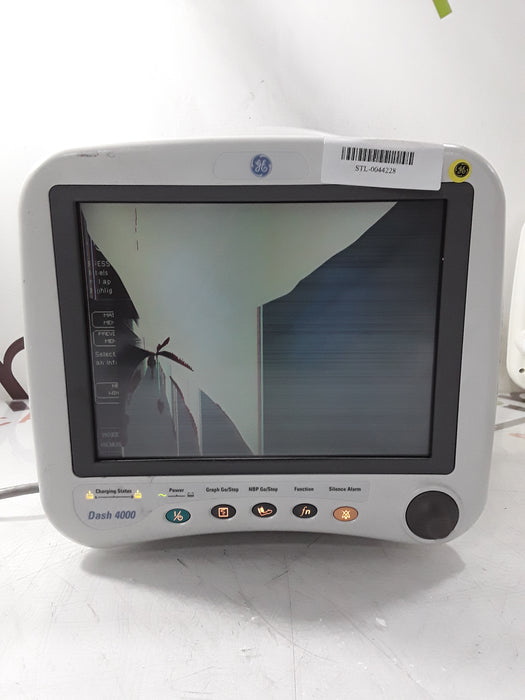 GE Healthcare Dash 4000 - GE/Nellcor SpO2 Patient Monitor
