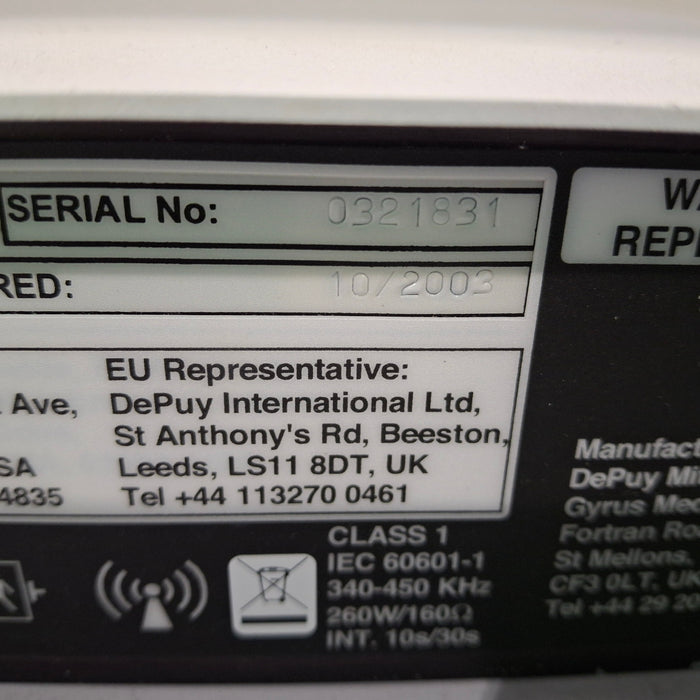 Mitek VAPR 3 Electrosurgical Unit