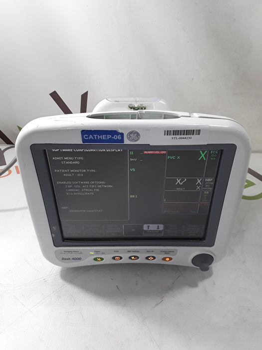GE Healthcare Dash 4000 - GE/Nellcor SpO2 Patient Monitor