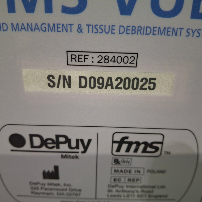 DePuy 284002 FMS Vue Fluid Management and Tissue Debridement System