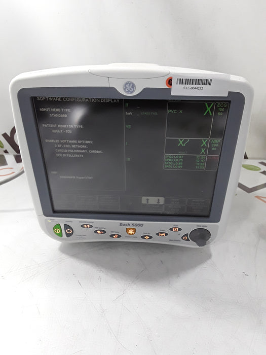 GE Healthcare Dash 5000 - GE/Nellcor SpO2 Patient Monitor