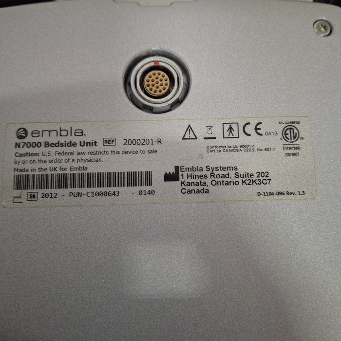 Embla N7000 Bedside Unit