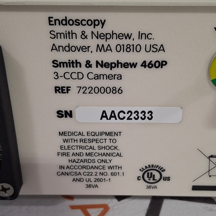 Smith & Nephew 460P 3-CCD Digital Camera Control Unit